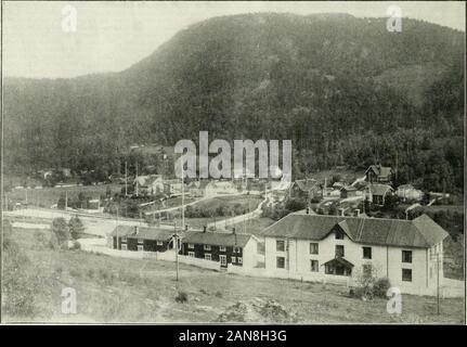 E/MJ: Engineering und Mining Journal. Funktionsweise IM ALTEN TEIL DES LoKKEN MINE DER ORKLA MINING CO., MINDESTENS 250 JAHRE ALT. Büro UND PERSONAL RESIDENZ DER ORKLA MINING CO., 16 Meilen von THAMSHAVN. Norwegen November 4, 1916 BNGINEEBING UND BERGBAU JOl RNAL Stockfoto