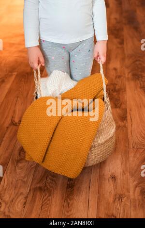 Wäschekorb, Wäsche, hand Wäsche, Weidenkorb, waschen Sprungbrett