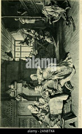 Galerie von Shakespeare Illustrationen, von gefeierten Werke der Kunst. FALSTAFF AN DER BOARS HEAD TAVERN Aus dem Gemälde von JLdward Griitzner Henry IV, Teil 2, Akt II, Sc. iv. FALSTAFF RECRUITING von Griitzner tlie Gemälde von Edward Henry IV, Teil 2, Akt, Sc. ii Ri/T?../I Stockfoto