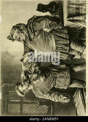 Galerie von Shakespeare Illustrationen, von gefeierten Werke der Kunst. Der RITTER DER brennenden Lampe aus der Gemälde von Edward Griitzner Henry IV, Teil zuerst, Act III, Sc. iii^ i) n^1 Ich?^:) L -" "r/.[... ..... FALSTAFF AN DER BOARS HEAD TAVERN Aus dem Gemälde von JLdward Griitzner Henry IV, Teil 2, Akt II, Sc. iv. Stockfoto