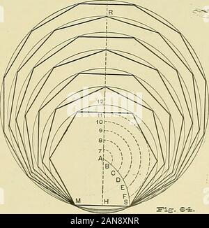 Praktische technische Zeichnung und Projektion, für Studenten in wissenschaftlichen, technischen und manuellen Training schulen und für. Zeichner.. . 30 THEORETISCHE UND PRAKTISCHE GRAFIK. Stockfoto