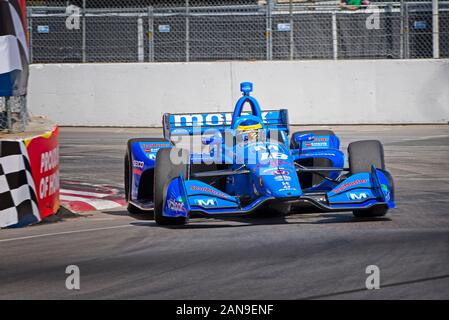 Toronto, Ontario, Kanada - 13. Juli 2019: Sebastian Bourdais - 2019 Honda Toronto Indy Stockfoto