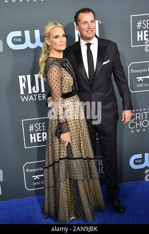 Molly Sims in der Ankunftshalle für die 25. jährlichen Critics' Choice Awards - Pt2, Barker Hangar, Santa Monica, CA 12. Januar 2020. Foto von: Priscilla Grant/Everett Collection Stockfoto