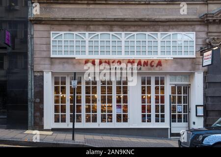 Franco Manca Sauerteig Pizza Restaurant in Bennetts Hill, Birmingham, West Midlands, Großbritannien Stockfoto