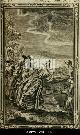La Nouvelle Héloise; ou, Lettres de Deux Amants, Bewohner d'une Petite ville Au Pied des Alpes. e un cri perçant. Madame fcretourne, Voit tomber fon Fils, Teil commeun Trait & sélance auprès de Lui... Ah, miférable 1 que nen fis-je Autant! Queny fuis - jeredée.. Ich Héas! Je reienois Lainé, qui vouloit fauter Après fa raere Elle fs débattoit en Ferrant lautre dans ks Bras auf navoit là ni Gens, ni Bateau. 11 fallut dutemps pour les retirer.. Lenfant efl Remis; Mais la Mère le faififîement, la Chute, létat où Elle étoit.... qui fait Mieux que cette Rutsche mioicombien tù. dangereufe..! Elle re Stockfoto