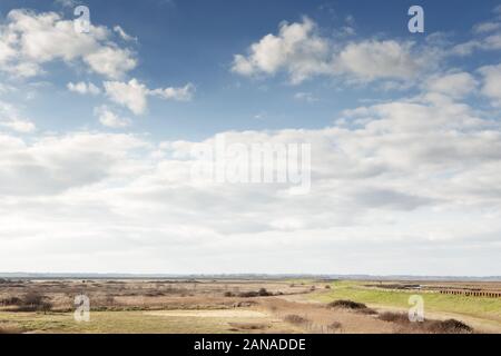 Cloudscape Landschaft Bild in Walton auf der naze Stockfoto