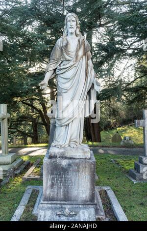 Grab von aviator Samuel Franklin Cody in Aldershot Military Cemetery, Hampshire, Großbritannien Stockfoto