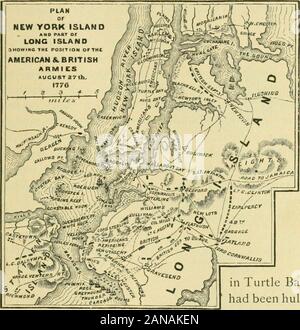 Eine Tour rund um New York, und "Mein Sommer am Morgen; die Nachbildungen der MrFelix Oldboy. krank, jetzt Mount Morris, im Park von thatname. Diese waren die Befestigungsanlagen abgebildet, die durch die Ingenieure; aber neben diesen gab es earthworkserected jeder Ort, an dem ein landingcould erfolgen und als Schutz forlight Feld-Stücke bestimmt werden. Der gesamte Fluß - vordere Borsten, mit den Vorbereitungen für den Krieg, und in meiner Kindheit thetraces der Werke waren ganz klar im Turtle Bay sichtbar, bei Horns Haken - dann ein schön schattigen, grasbewachsenen bei Dell, und noch immer halten viele der alten Merkmale - Andon t Stockfoto