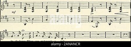 Die beliebten Lieder von Schottland mit ihren entsprechenden Melodien. Tür? Rax 1 mir meinen Mantel, krank am Kai, und ihn sehen ein UND AEE IHR SICHER, DASS DIE NACHRICHT WAHR IST? 263 pipg ^^g^^i^sf =*=* ^m ± * - r1 w - * - * - * j------- ** Forthere 9 nae Glück a-bout das Haus, Theresnae Glück an einem; Theres lit-Riegel Plädoyer - sicher. Im Haus. Wenn unsere gudemans a-wa; Stockfoto