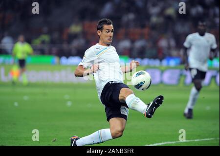 Mailand, Italien, 09. September 2011,'' San Siro Stadion, schweren Fußball-Meisterschaft ein 2011/2012, AC Mailand - SS Lazio: Miroslav Klose in Aktion während des Spiels Stockfoto