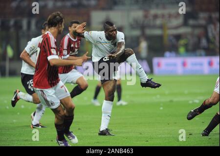 Mailand, Italien, 09. September 2011,'' San Siro Stadion, schweren Fußball-Meisterschaft ein 2011/2012, AC Mailand - SS Lazio: Djibril Cissè in Aktion während des Spiels Stockfoto