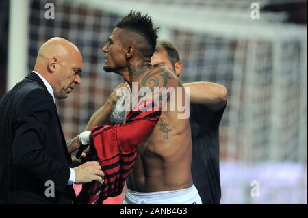 Mailand, Italien, 09. September 2011,'' San Siro Stadion, schweren Fußball-Meisterschaft ein 2011/2012, AC Mailand - SS Lazio: Kevin Prince Boateng während des Spiels Stockfoto