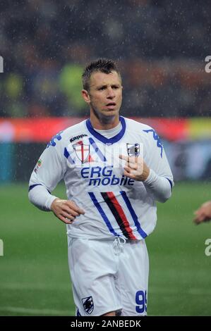 Mailand, Italien, 24. Oktober 2010, 'G.' Meazza San Siro Stadion, schweren Fußball-Meisterschaft ein 2010/2011, FC Inter-UC Sampdoria: Antonio Cassano während des Spiels Stockfoto