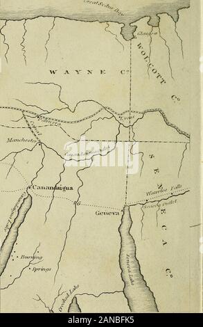 Die nördliche Reisender, und nördlichen Tour, mit den Strecken zu den Federn, Niagara, & Quebec und den Kohlengruben von Pennsylvania, auch, Tour von New England. Ich IL M, wenn J] M ir (/2&gt;. Fl. &Lt;?: c Stockfoto