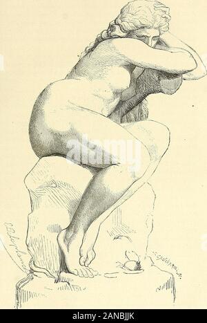 Gazette des beaux-arts. Terme, néanmoins, qualifiemieux les Statuetten dont le mérite Ruhe principalement sur lingénio - sité de linvention, comme Le Sabot de Noël, là Petite fille à la Colombe, ou lEnfant à lescargot de M. Itasse. Si lon excepte M. Barye, nicht lesouvrages, si Petits quils soient, sind toujours conçus dans un Style mo-numental, et qui malheureusement sest abstenu, Presque tous les sculp-Teurs danimaux rangés peuvent être dans cette Kategorie. Nous trouvonsici M. Isidore Bonheur avec son Taureau combattant Un Ours, M. Kain avecson Lion de Nubie et son Tigre crocod terrassant un Stockfoto