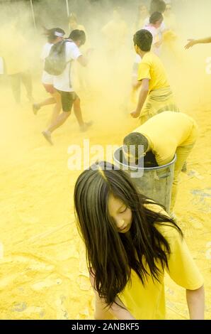 Die 5k Farbe laufen, Vancouver, August 2013 Stockfoto