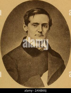 Leben und Kunst von Joseph Jefferson, zusammen mit einigen seiner Vorfahren und der Jefferson Familie der Akteure. n der Zeichnung - Zimmer. Oktober 18,1858, zum ersten Mal überall, war TomTaylors Komödie unserer amerikanischen Cousin, die broughtthe Flood-Tide of Fortune in Jeffersons beruflichen Leben. Er handelte, Asa Trenchard und er war berühmt. Seldomhas Schauspieler ein Medium für den Ausdruck von hisspirit so reichlich und so sympathisch wie der Teil tobe für Jefferson bewährt gefunden. Rustikale Gnade, einfache Männlichkeit, un-bewussten drollery und unberührt Pathos, ausgedrückt withartistic Kontrolle und Stockfoto