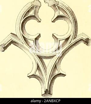 Die Geschichte der Banbury: inkl. reichhaltigen Historischen und antiquarischen Hinweise auf die Nachbarschaft. 3 r k Abb. 1 Nische und Vordach. Abb. 2. TEACEET von Fenster Stockfoto