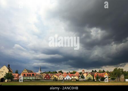 Sulzfeld am Main der Fränkischen Idylle Stockfoto