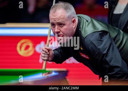 LONODN, VEREINIGTES KÖNIGREICH. 16 Jan, 2020. John Higgins und Ali Carter während Dafabet Masters Meisterschaften - Tag 3 im Alexander Palace am Donnerstag, 16. Januar 2020 im LONODN ENGLAND. Credit: Taka G Wu/Alamy leben Nachrichten Stockfoto