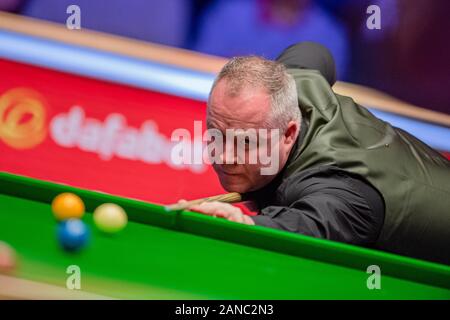 LONODN, VEREINIGTES KÖNIGREICH. 16 Jan, 2020. John Higgins und Ali Carter während Dafabet Masters Meisterschaften - Tag 3 im Alexander Palace am Donnerstag, 16. Januar 2020 im LONODN ENGLAND. Credit: Taka G Wu/Alamy leben Nachrichten Stockfoto