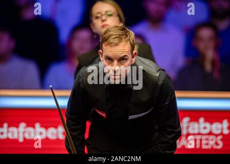 LONODN, VEREINIGTES KÖNIGREICH. 16 Jan, 2020. John Higgins und Ali Carter während Dafabet Masters Meisterschaften - Tag 3 im Alexander Palace am Donnerstag, 16. Januar 2020 im LONODN ENGLAND. Credit: Taka G Wu/Alamy leben Nachrichten Stockfoto