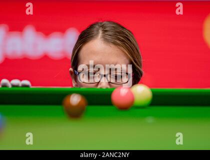 LONODN, VEREINIGTES KÖNIGREICH. 16 Jan, 2020. John Higgins und Ali Carter während Dafabet Masters Meisterschaften - Tag 3 im Alexander Palace am Donnerstag, 16. Januar 2020 im LONODN ENGLAND. Credit: Taka G Wu/Alamy leben Nachrichten Stockfoto