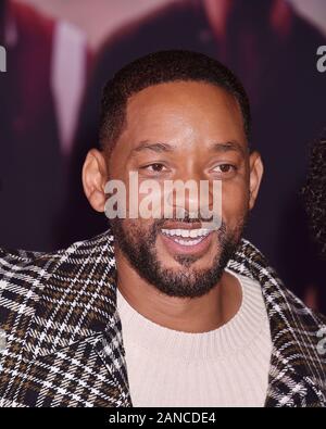 HOLLYWOOD, CA - 14. Januar: Will Smith die Premiere von Columbia Pictures'' Bad Boys For Life besucht' an TCL Chinese Theatre am 14. Januar 2020 in Hollywood, Kalifornien. Stockfoto