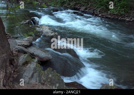 Der Blackwater Creek in Lynchburg, VA, USA Stockfoto