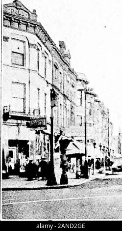 Der lokale Verbesserungen: Die Stadt Chicago. West 12th Street an der Ashland Avenue; Blick nach Osten; vor vpidening - 66 Fuß in der Breite. "Fe * Stockfoto