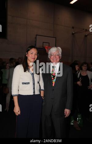 Winfried Stöcker und Ehefrau Lei Zhu beim Neujahrsempfang der Stadt Görlitz in der Schenckendorff-Turnhalle in Görlitz am 16.01.2020 Stockfoto