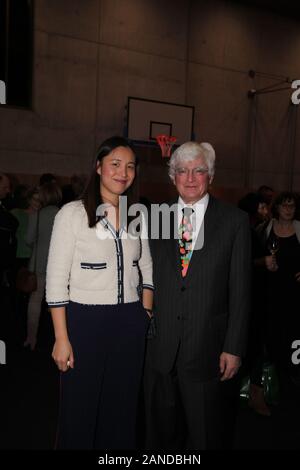 Winfried Stöcker und Ehefrau Lei Zhu beim Neujahrsempfang der Stadt Görlitz in der Schenckendorff-Turnhalle in Görlitz am 16.01.2020 Stockfoto