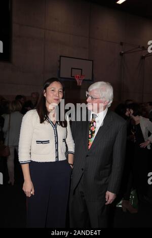 Winfried Stöcker und Ehefrau Lei Zhu beim Neujahrsempfang der Stadt Görlitz in der Schenckendorff-Turnhalle in Görlitz am 16.01.2020 Stockfoto