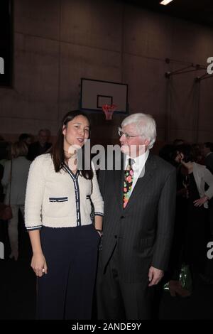 Winfried Stöcker und Ehefrau Lei Zhu beim Neujahrsempfang der Stadt Görlitz in der Schenckendorff-Turnhalle in Görlitz am 16.01.2020 Stockfoto