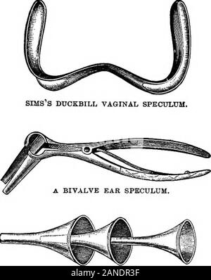 Eine bebilderte medizinische dictionaryBeing encyclopaedic ein Wörterbuch der technischen Begriffe von Schriftstellern auf die Medizin und die Sicherheiten, die in der Lateinischen, Englischen, Französischen und Deutschen Sprachen. ntcaises Speculum ani.. Stockfoto