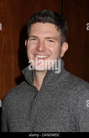 Los Angeles, Kalifornien, USA. 16. Januar, 2020. Jeff Fowler 01/16/2020 "Sonic the Hedgehog" Photocall gehalten an der ursprünglichen Film in Los Angeles, CA Foto von Izumi Hasegawa/Hollywood News Wire Inc. Credit: Hollywood News Wire Inc./Alamy leben Nachrichten Stockfoto