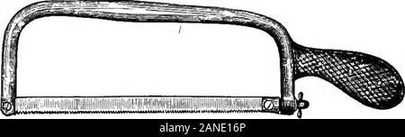 Eine bebilderte medizinische dictionaryBeing encyclopaedic ein Wörterbuch der technischen Begriffe von Schriftstellern auf die Medizin und die Sicherheiten, die in der Lateinischen, Englischen, Französischen und Deutschen Sprachen. amputieren Säge - Pistolengriff. Kette - wie Instrument, bei dem jedes Segment der Kette mit Zähnen ausgestattet ist und die Enden der Kette sind Mov - in der Lage, Haken, Griffe, [34.] Ger., Kreissdge, Scheibensdge. befestigt. Stockfoto