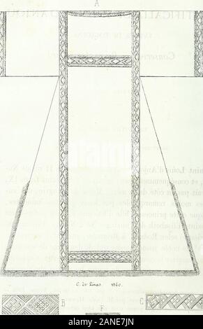 Revue de l'art Chrétien. ser M. Arnaud l'Empereur; elle appartient au Trésor de Téglise Saint-Servais, à Maëstricbt. Presque toutes les clés qui nous restentde cette époque sind en fer; Celle de Saint-Servais est donc, en Rai - Son de Sa, un-seltene spécimen Matière de lorfèvrerie Romane. j. c. REVUE LE LAfJ CHRETIEN II mm. ???. FrffiT^ fî Imp. A-Hobaut aDouai TUNICELLE de Saint-Louis dAnjou, à Brignoles, (Varl. A. Ensemble réduil à-Vio B Galon principal des orfrois C. Oalon encadrant Les parements-B Toui du. colI Q^^-g^-ji ^g i/^. E. Galon, Intérieur des franfies et de lanQusticlave F. Frange. [PO Stockfoto