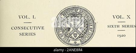 Amtsblatt der königlichen Gesellschaft von Antiquaries in Irland. DUBLIN GEDRUCKT VON JOHN FALCONER 53 obere Sackville Street für die SOCIETYI 92 ICH ALLE RECHTE VORBEHALTEN Allen County Public Library 900 Webster StreetPO Box 2270 Fort Wayne, In 46801-2270 Der Rat möchte es deutlich zu verstehen, dass Sie donot - halten Sie sich verantwortlich für die Aussagen und opinionscontained in den Zeitungen lesen, die auf den Tagungen der Gesellschaft, andhere gedruckt, außer soweit Nr. 26 der Allgemeinen Regeln des theSociety erstreckt. Das Journal der Gesellschaft VORWORT für 1920, die stillrestricted zu zwei Zahlen für die ist Stockfoto