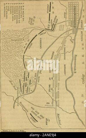 Leben und Kampagnen von lieut.-GenThomas JJackson, (Stonewall Jackson). Street. AtPort Royal war die Aufteilung der D. Hügel; zwischen ihm andLongstreet, wurde die Aufteilung der Früh; und der Rest ofJacksons Korps wurde in die Reserve über guineen Station gehalten, bereit, cither Punkt zu unterstützen. Die Kavallerie Division von Stuartguarded im Laufe der Rappahannock für viele Meilen aboveand unten; und verfolgt, mit Ihren üblichen Audacity, ihre raidswithin Die enemys Linien. Die defensive Kraft kann statedwith erheblich sein, wenn auch nicht mit exakten Richtigkeit, an der 65 000 Männer von allen Waffen. Von Thess Stockfoto