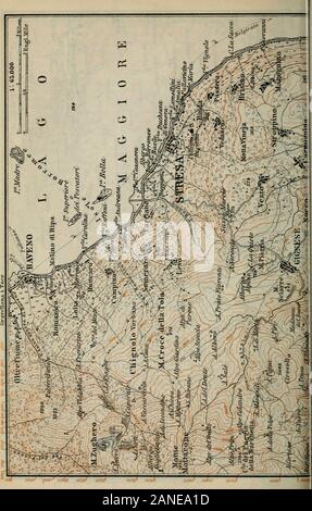 Die Schweiz und die angrenzenden Teile von Italien, Savoyen, und TyrolHandbook für Reisende. Maggiore. PALLANZA. VIL Route 109. ^ Q schließlich das kleine Jsola San Giovanni, in der Nähe von Pallanza, mit seiner Kapelle, Haus und Garten. Über die Isola dei Pescatori steigt die bluntpyramid von Mte. Mottarone, mit dem Hotel an der Spitze; weiter nach theW. Sind die weissen Steinbrüche in der Nähe von Baveno; im Hintergrund, thesnow Berge zwischen dem Simplou und Monte Rosa. Pallanza. - Hotels (Umn. am Pier, - 1 Fr.). Hotel gkand Pali. Anza, Fein 8 Min. zum Ich!. der Pier, mit mehreren Nebengebäude unddie Villa Monle Stockfoto