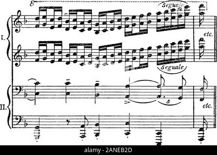 Moderne Harmonie, seine Erklärung und Anwendung. Ih^^ • auDITLm ^^za 4 - MODERNE RHYTHMUS 173. Zu pass auf, rasch auf die Aufteilung der Bar, es ist interessant zu beobachten, dass die heute allgemein akzeptierte quintupletime ist nichts Neues. Händel am Ende ^.^ Es verwendet.° Der zweite Akt von Orlando, Also taten auch theEnghsh Komponist, William (1748-1829), inhis String Trio. In der Bewegung markiert unter anderem Sclavoniatempo straniere, Schilde 75.65 Zeit hat durchaus eine modernlook, insbesondere da keine Unterteilung der Bar gezeigt wird. Puristen sagen, dass die beliebten Allegro eon grazio in Tschai - kowskys Pfad Stockfoto