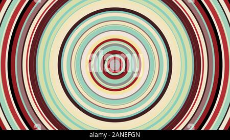 Bunter Kreis mit hypnotisch rotierenden Bewegung, Computer generiert. 3D-Rendering des Abstrakten vortex Hintergrund Stockfoto