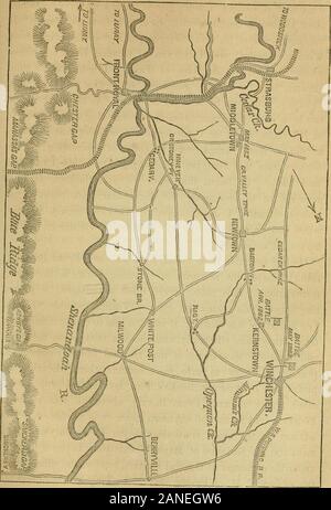 Leben und Kampagnen von lieut.-GenThomas JJackson, (Stonewall Jackson). , Seine Gewerkschaft abgeschlossen mit dem TAL OP DER SHENANDOAH. 3G3. Tal der SHEWAIMDOAH. 3G4LIFE OP LIEUT.-General Jackson. Rest der Allgemeinen Ewclls Kräfte. Seine Armee jetzt containedabout 16 000 effektive Männer, mit 40 Kanonen. Itwas aus seiner eigenen Division, die die Brigaden ofWmder, Campbell, und Taliaferro, der Allgemeinen Ewells Division, die die Brigaden von Taylor, Trimble, Elzey, andStewart, und die Kavallerie Regimenter Ashby, Munford, andFlournoy, mit 8 Batterien der Artillerie enthalten. Bei M Stockfoto