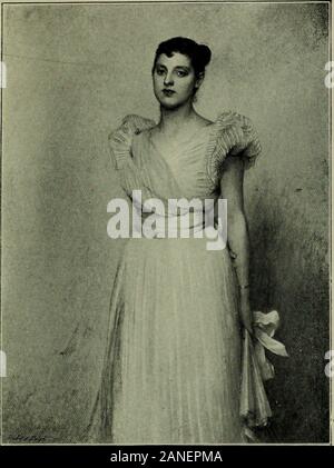 Die frühe Arbeit von Raphael. Portrait von Miss oder Mangold Sohn. Mit Genehmigung von W. F. Qrckardson, Esq., R.J. Die KUNST DES WILLIAM QJJILLER ORCHARDSON 69 Ling, die durch die Standards, die wir aus der französischen Schule von dem Moment ab, so sind wir gefahren werden, um zu bekennen, dass zwei oder drei Französische und Franco - Stockfoto