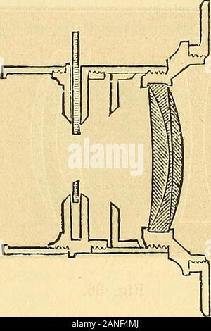 Ein Handbuch der fotografischen Chemie, Theoretische und Praktische. Wenn em-ployed als eine einzige Landschaft Ziel, das Licht fällt auf thecrown anstelle der Flint Glass, und die inneren, oder wenden Sie sich an den sur-Linsen. 341 Gesichter sind mehr fast normal zu den übermittelten Bleistift als Inder ehemaligen Formen der Linse. Die vierte ist in einem gewissen Sinne sim-ilar im Prinzip auf die Dritte, sondern besitzt den Vorteil, dass Flint Glass, die nsually ist weich und haftet becomescratched oder anderweitig beschädigt ist zwischen twocrowns eingeschlossen, und ist der perfekte Form der einzigen achromaticlandscape Linse, das gewesen ist, Stockfoto