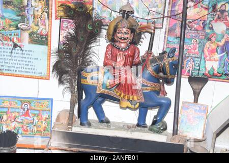 Der Indische Hindu-Gott Shri Goga Ji Maharaj Stockfoto