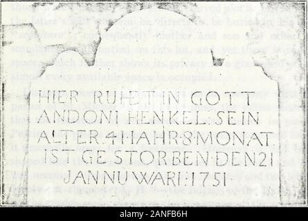 Die Henkel Memorial: historische, genealogische und biographische: Eine serielle Veröffentlichung zur Erfassung und Bewahrung der Geschichte der RevAnthony Jakob Henkel (in der Geschichte als RevGerhart Henkel bekannt), ein im Exil lebenden Lutherischen Pastor, der aus Deutschland nach Pennsylvania im Jahre 1717 kam, einer der Gründer von seiner Kirche in Amerika und Vater eines großen und verehrten die Nachwelt gewidmet: Auch zu sammeln und die Geschichte seines Nachfahren würdig, welcher Name oder Glaubensbekenntnis zu bewahren. d in St. Michaels lutherischen Friedhof wasburied. Von Maria Elisabeth, Tochter des Parson, der marriedElias Kuhn, wir kennen keine Stockfoto