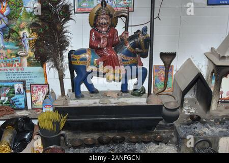 Der Indische Hindu-Gott Shri Goga Ji Maharaj Stockfoto