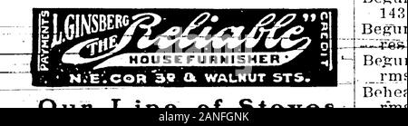 1903 Des Moines und Polk County, Iowa, Stadt Verzeichnis. e Hof av. npp Kft-Jj 77.jp prln RpTiton^ Suhool. bds 1157 o-Hof-av. RppRon Martha A, Tchr West High School, bds ld 32-18 Th. Beeson Wm, cutter C C Woofen Mühlen, -^- j^ iFi Tlih * Ilias::? =": - ffl fV Beezlev Türkis, Jbd s" 1521 llth^ Beezley Charles T,? Agt HAUPTSTADT CO, Res 1521 11. Beezley Mary J (wid Wm), BDS- e-Washington. av. - - -?-. Bpggs. Elizabeth (wid RobertJEX, BDS3409 Bowman..... Beggs Wm S. Elektriker Tri - 5., BJectric Co, BDS3409 Bowman (H-P-)-. Begluml Edward, bkpr, Res 3215 1 st. Beguin Eugene, bds 1022 Grand av. Beguin Je Stockfoto